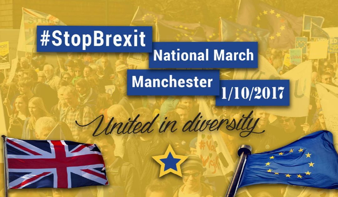 Stop Brexit March Manchester – The Countdown Begins