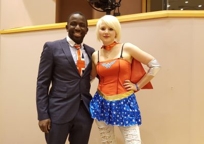 Femi from OFOC and EU Supergirl Madeleina Kay