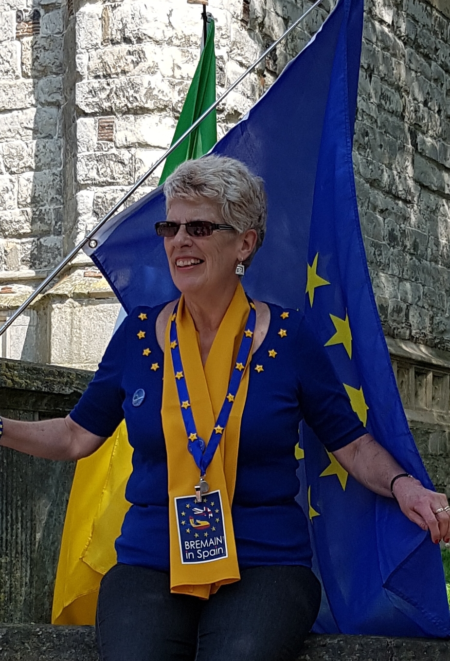 Sue at Pulse of Europe event High Wycombe