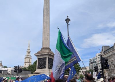 At Trafalgar Square