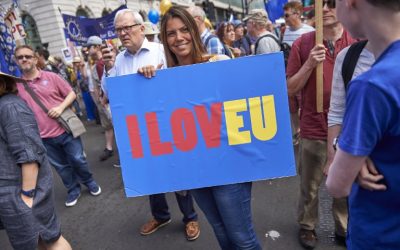IN PICS: Spain Anti-Brexit groups join People’s Vote march in London