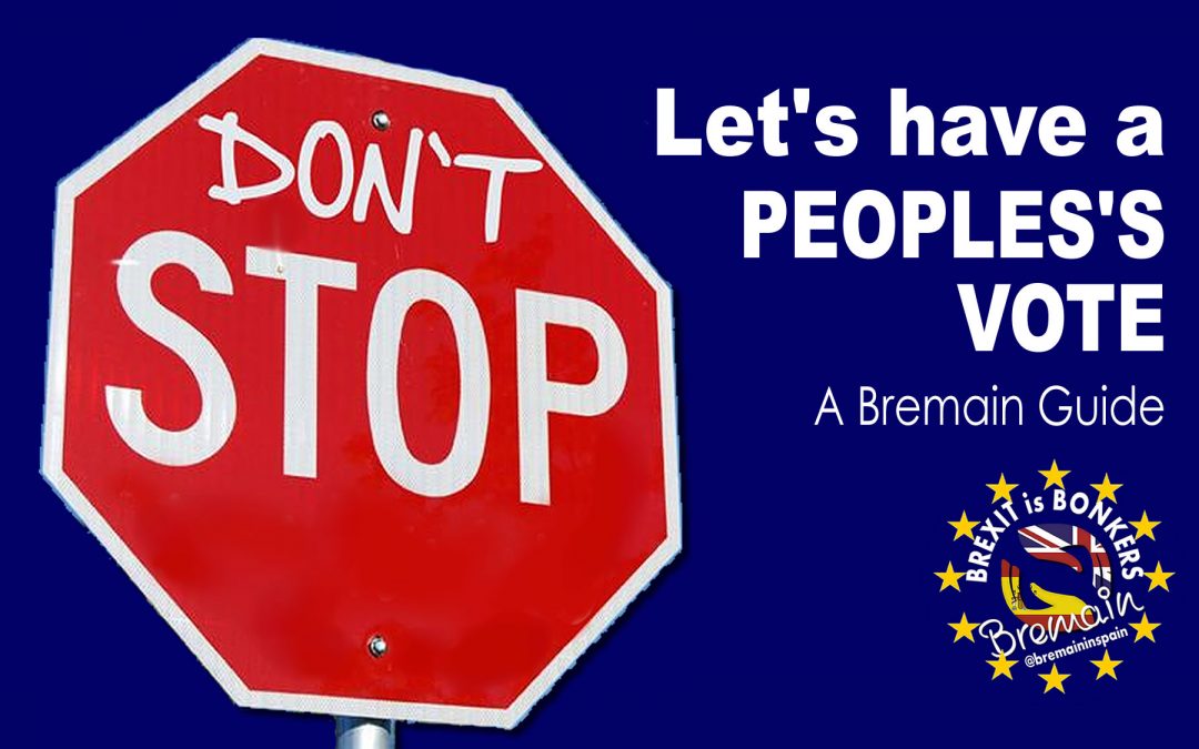Don’t stop, let’s have a People’s Vote!