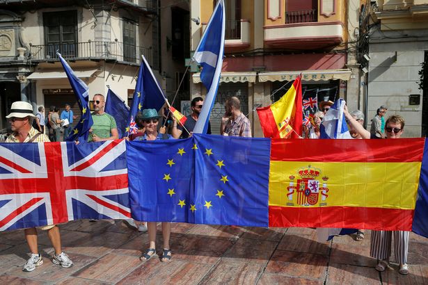 Brexit: Brit expats in Malaga stage huge protest saying ‘UK has forgotten us’