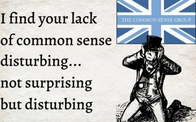 The Conservative Party Common Sense Group: another sub-group with no common sense at all!