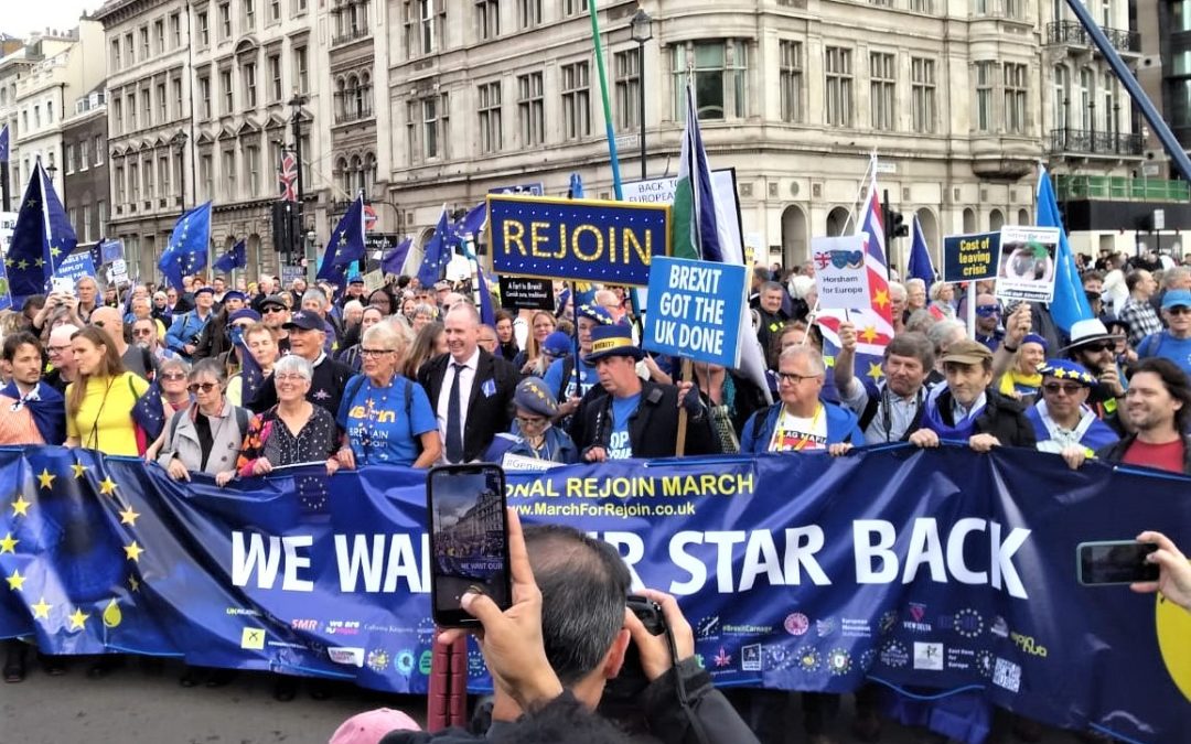 Bremain March for Rejoin – London 22 October 2022