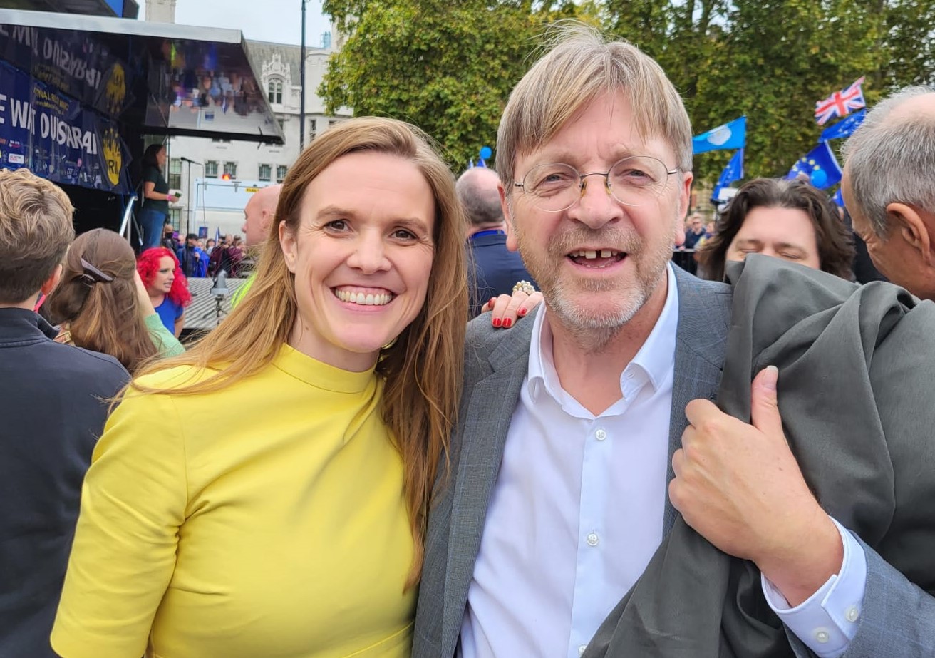 Terry Reinke and Guy Verhofstadt